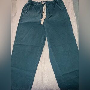Teal Drawstring Pants from Urban Outfitters
